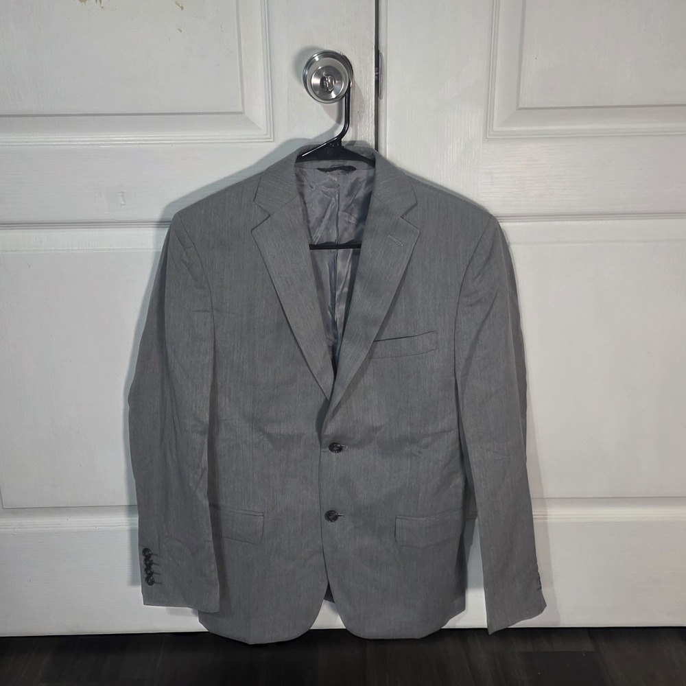 Marc Anthony Gray Blazer Suit Jacket Mens Size 36S Sport Coat Structured
